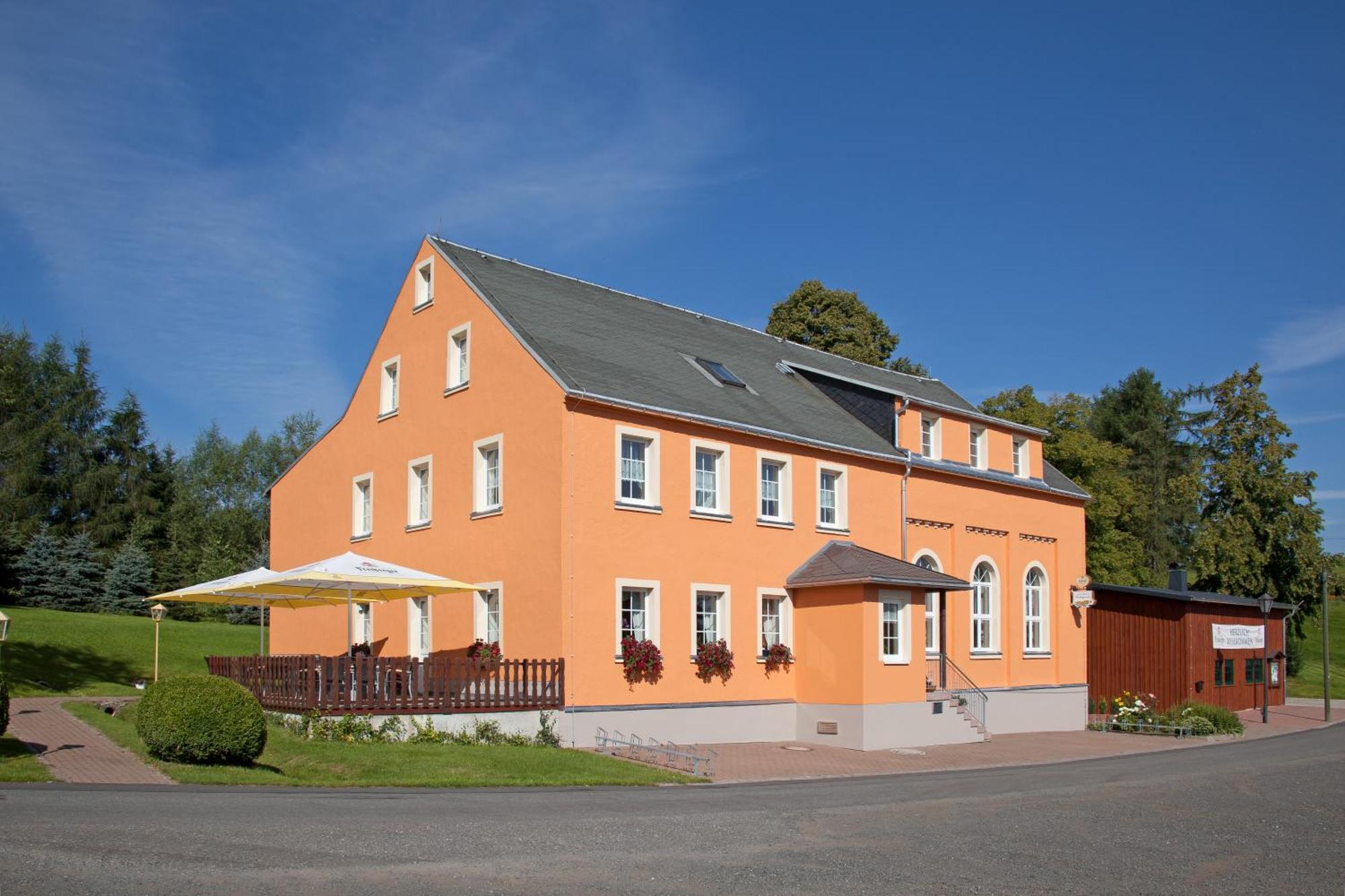 Hotel Wolfsgrunder Festhof Dorfchemnitz Exteriér fotografie